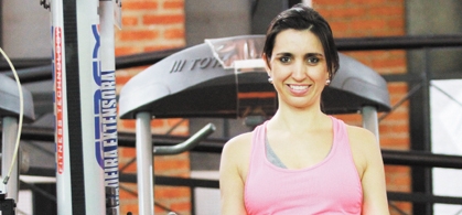 Juliana Andrade vence o frio e não deixa a malhação de lado